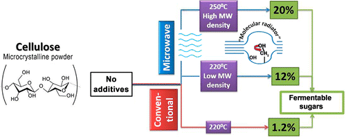 Direct Microwave-Assisted Hydrothermal Depolymerisation of Cellulose